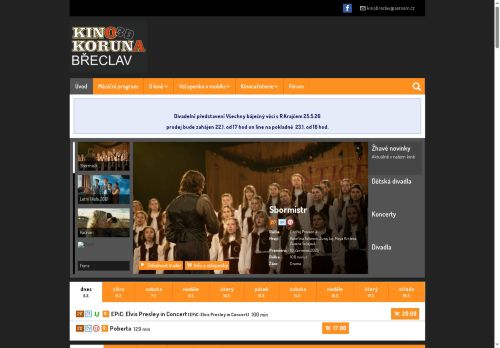Zobrazit webové stránky Kino Koruna