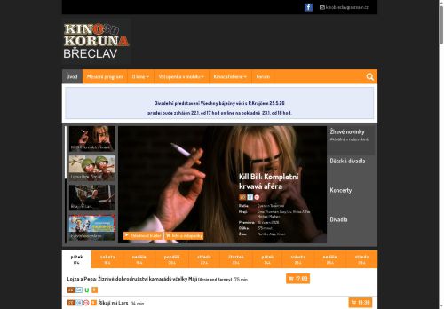 Zobrazit webové stránky Kino Koruna