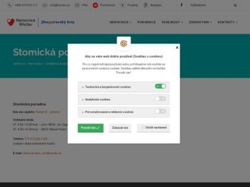 Stomická ambulance Nemocnice Břeclav