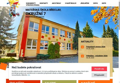 Zobrazit webové stránky MŠ Okružní