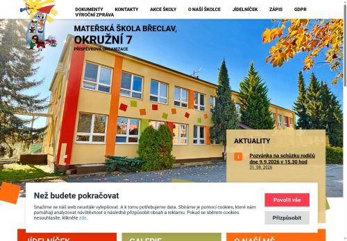 Zobrazit webové stránky MŠ Okružní