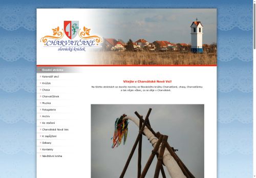 Zobrazit webové stránky Slovácký krúžek Charvatčané