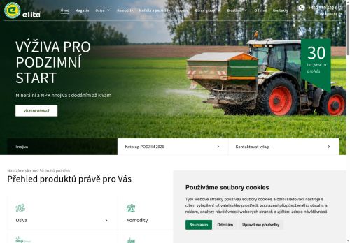 Zobrazit webové stránky Elita semenářská, a.s.
