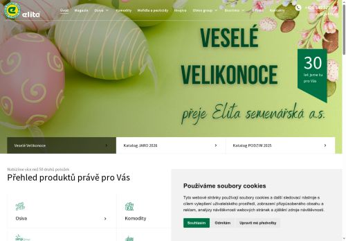 Zobrazit webové stránky Elita semenářská, a.s.