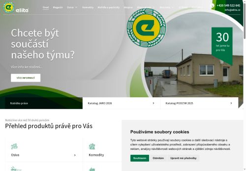Zobrazit webové stránky Elita semenářská, a.s.