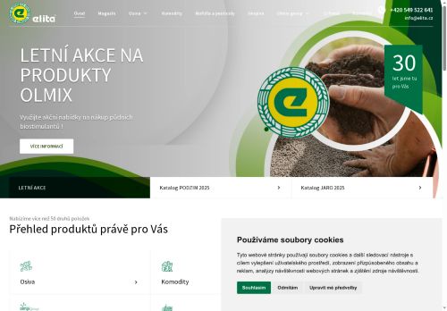 Zobrazit webové stránky Elita semenářská, a.s.