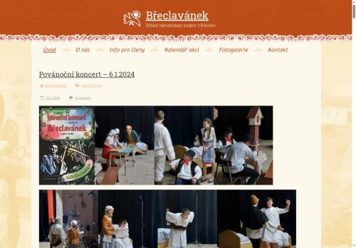 Zobrazit webové stránky Dětský národopisný soubor Břeclavánek