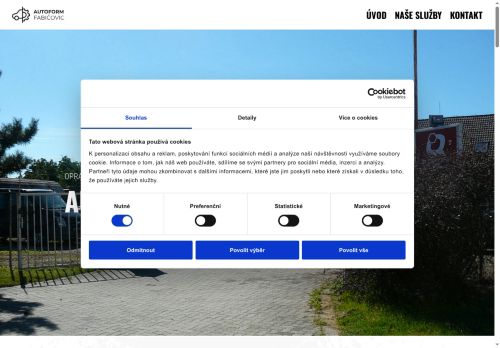 Zobrazit webové stránky Zdeněk Fabičovic - Autoform