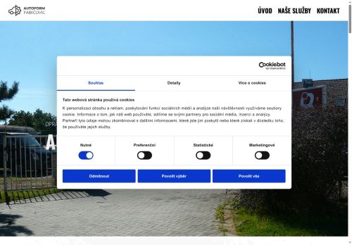 Zobrazit webové stránky Zdeněk Fabičovic - Autoform