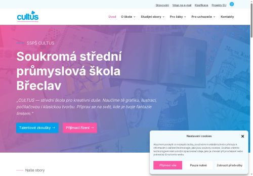 Zobrazit webové stránky Soukromá střední průmyslová škola Břeclav, spol. s r. o. CULTUS