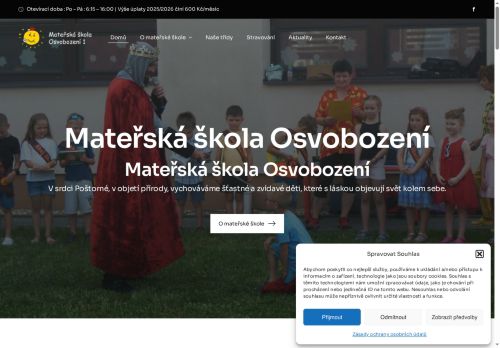Zobrazit webové stránky MŠ Osvobození