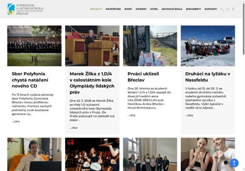 Zobrazit webové stránky Gymnázium Břeclav