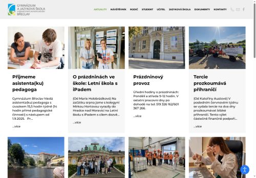 Zobrazit webové stránky Gymnázium Břeclav