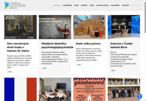 Zobrazit webové stránky Gymnázium Břeclav