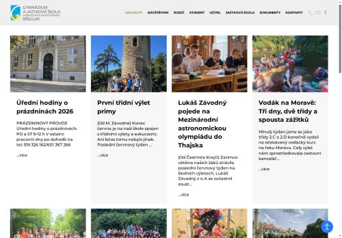 Zobrazit webové stránky Gymnázium Břeclav