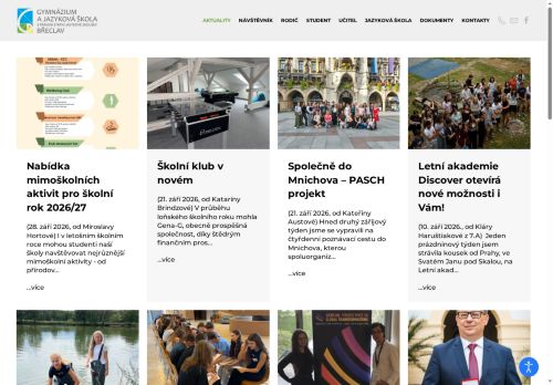 Zobrazit webové stránky Gymnázium Břeclav