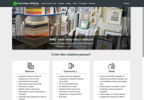Zobrazit webové stránky Foto-Video SPECIAL, spol. s r.o.
