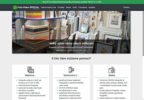 Zobrazit webové stránky Foto-Video SPECIAL, spol. s r.o.