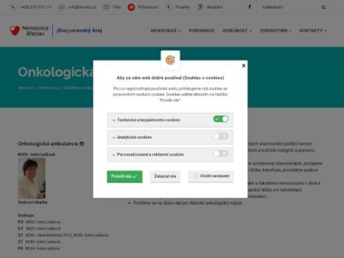 Onkologická ambulance Nemocnice Břeclav