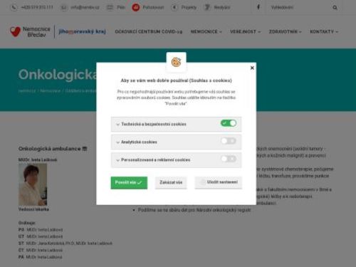 Onkologická ambulance Nemocnice Břeclav