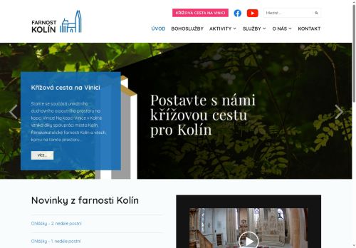 Zobrazit webové stránky Římskokatolická farnost Kolín