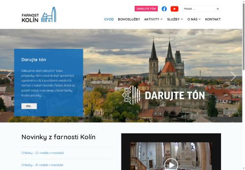 Zobrazit webové stránky Římskokatolická farnost Kolín