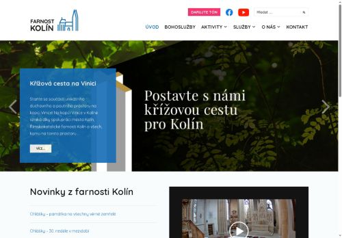 Zobrazit webové stránky Římskokatolická farnost Kolín