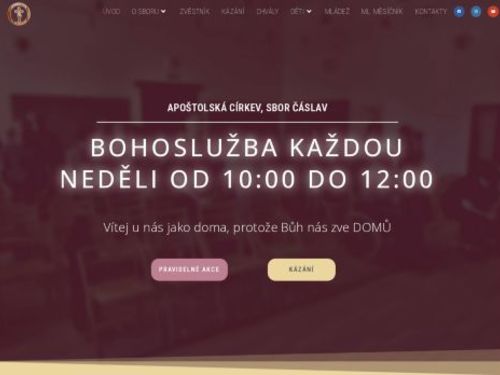 Apoštolská církev, sbor Čáslav