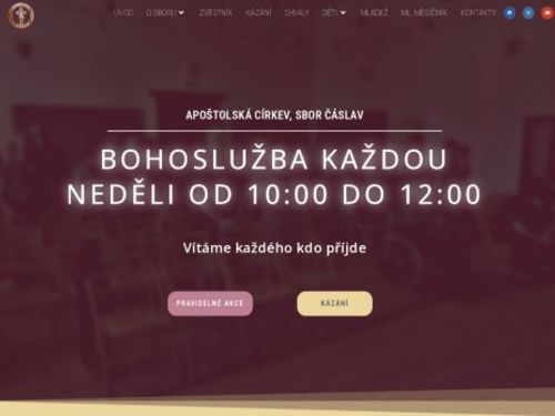 Apoštolská církev, sbor Čáslav