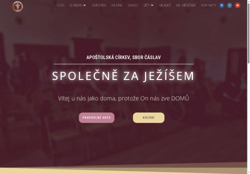 Zobrazit webové stránky Apoštolská církev, sbor Čáslav