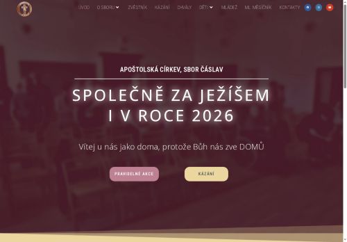 Zobrazit webové stránky Apoštolská církev, sbor Čáslav