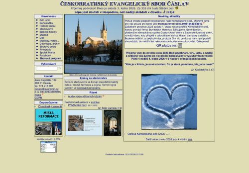 Zobrazit webové stránky Českobratrský evangelický sbor Čáslav