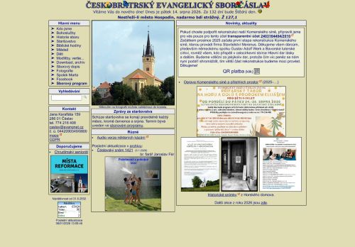 Zobrazit webové stránky Českobratrský evangelický sbor Čáslav