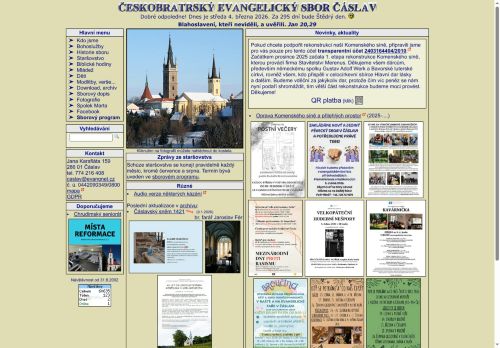 Zobrazit webové stránky Českobratrský evangelický sbor Čáslav