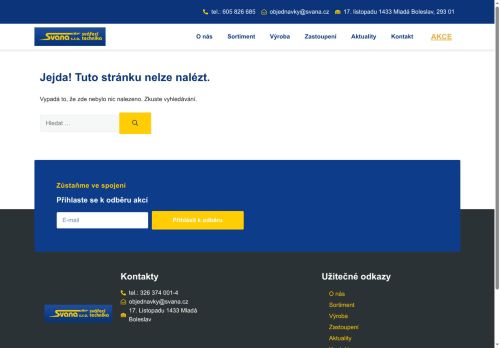 Zobrazit webové stránky SVANA s.r.o. - svářecí technika