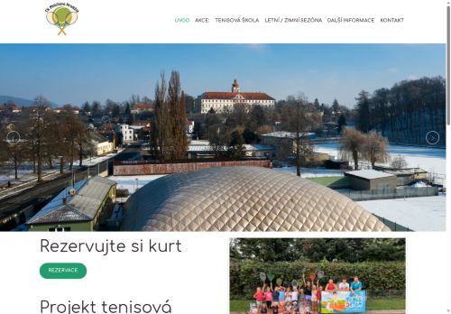 Zobrazit webové stránky Tenisový areál Mnichovo Hradiště