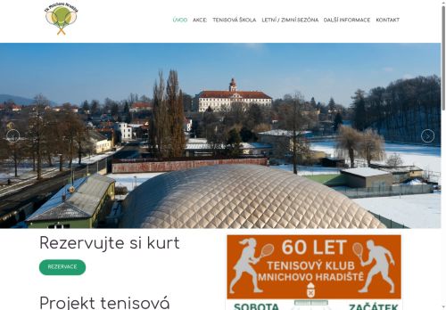 Zobrazit webové stránky Tenisový areál Mnichovo Hradiště