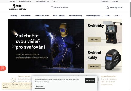 Zobrazit webové stránky Speciál svařovací potřeby