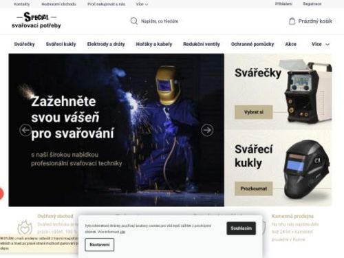 Speciál svařovací potřeby