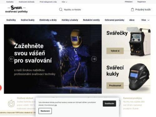 Speciál svařovací potřeby