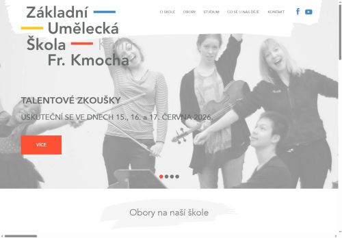 Zobrazit webové stránky Základní umělecká škola Fr. Kmocha