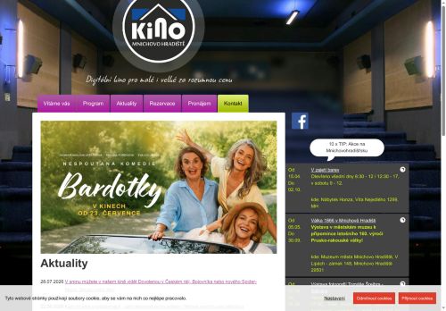 Zobrazit webové stránky Městské kino Mnichovo Hradiště