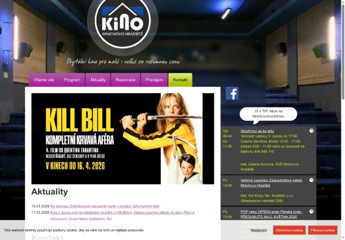 Zobrazit webové stránky Městské kino Mnichovo Hradiště