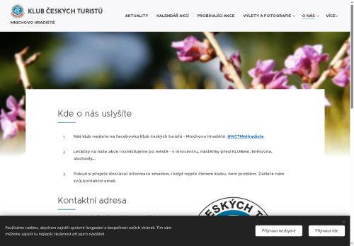 Zobrazit webové stránky Klub českých turistů, odbor Mnichovo hradiště