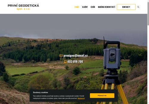 Zobrazit webové stránky První Geodetická spol., s r.o.