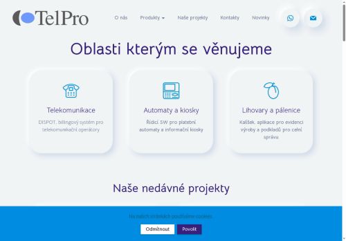 Zobrazit webové stránky TelPro