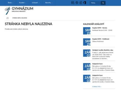 Gymnázium Mnichovo Hradiště