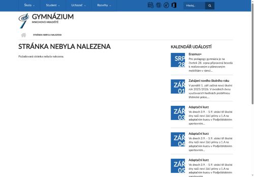 Zobrazit webové stránky Gymnázium Mnichovo Hradiště