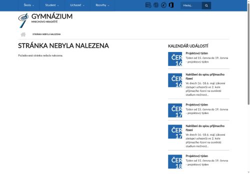 Zobrazit webové stránky Gymnázium Mnichovo Hradiště