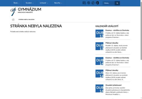 Zobrazit webové stránky Gymnázium Mnichovo Hradiště